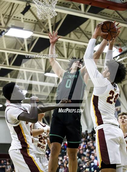 Thumbnail 1 in St. Joseph @ Clovis West (CIF CS Open Division) photogallery.