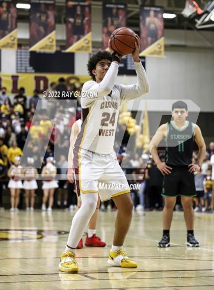 Thumbnail 1 in St. Joseph @ Clovis West (CIF CS Open Division) photogallery.