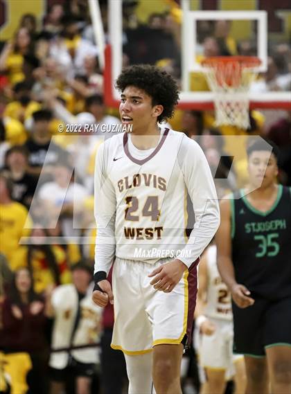 Thumbnail 1 in St. Joseph @ Clovis West (CIF CS Open Division) photogallery.