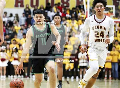 Thumbnail 2 in St. Joseph @ Clovis West (CIF CS Open Division) photogallery.