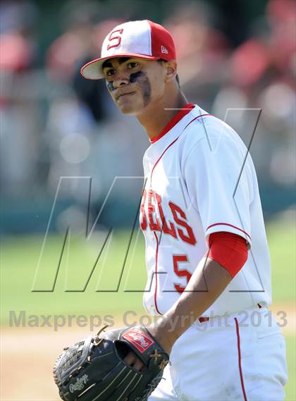 Thumbnail 1 in Savanna vs. Oaks Christian (CIF-SS D4 Playoff) photogallery.