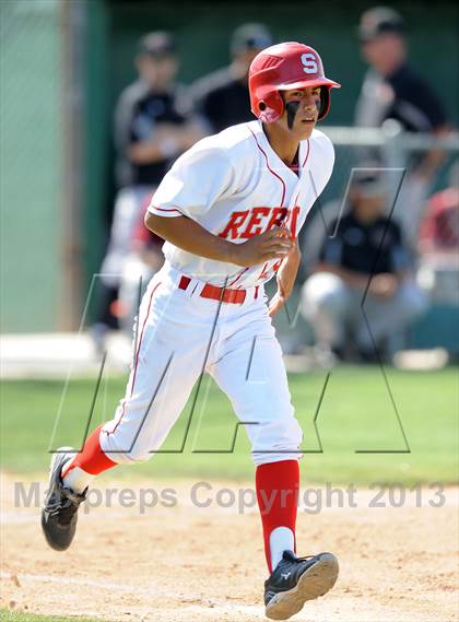 Thumbnail 2 in Savanna vs. Oaks Christian (CIF-SS D4 Playoff) photogallery.