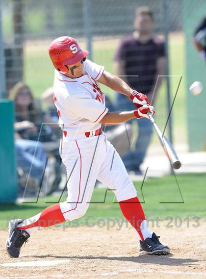 Thumbnail 1 in Savanna vs. Oaks Christian (CIF-SS D4 Playoff) photogallery.