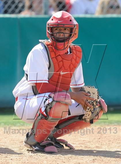 Thumbnail 1 in Savanna vs. Oaks Christian (CIF-SS D4 Playoff) photogallery.