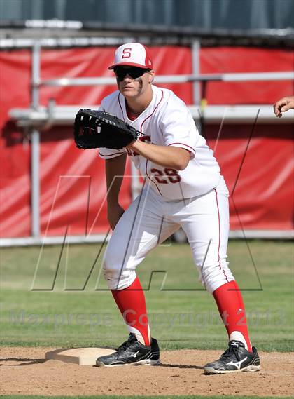 Thumbnail 3 in Savanna vs. Oaks Christian (CIF-SS D4 Playoff) photogallery.
