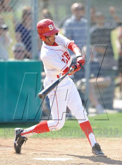 Thumbnail 1 in Savanna vs. Oaks Christian (CIF-SS D4 Playoff) photogallery.