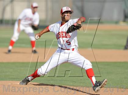 Thumbnail 2 in Savanna vs. Oaks Christian (CIF-SS D4 Playoff) photogallery.