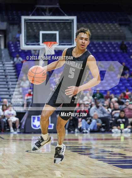 Thumbnail 1 in Randall @ Oak Cliff Faith Family Academy (UIL 4A Basketball State Semifinal) photogallery.