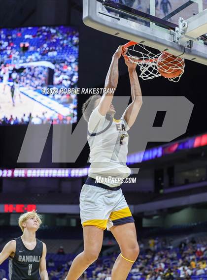 Thumbnail 1 in Randall @ Oak Cliff Faith Family Academy (UIL 4A Basketball State Semifinal) photogallery.