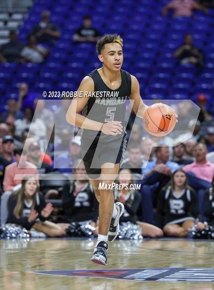 Thumbnail 3 in Randall @ Oak Cliff Faith Family Academy (UIL 4A Basketball State Semifinal) photogallery.