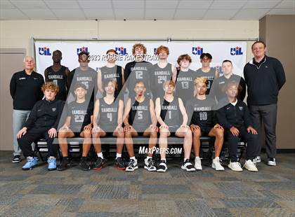 Thumbnail 3 in Randall @ Oak Cliff Faith Family Academy (UIL 4A Basketball State Semifinal) photogallery.
