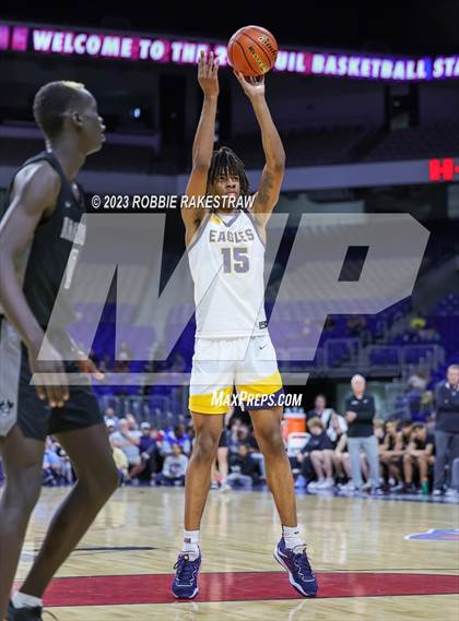 Thumbnail 1 in Randall @ Oak Cliff Faith Family Academy (UIL 4A Basketball State Semifinal) photogallery.