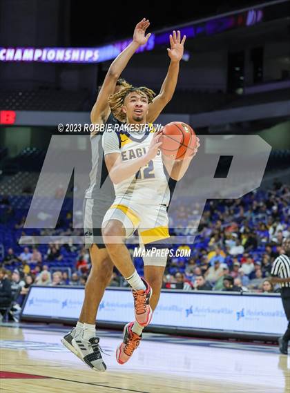 Thumbnail 1 in Randall @ Oak Cliff Faith Family Academy (UIL 4A Basketball State Semifinal) photogallery.