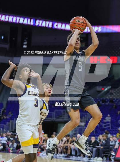 Thumbnail 1 in Randall @ Oak Cliff Faith Family Academy (UIL 4A Basketball State Semifinal) photogallery.