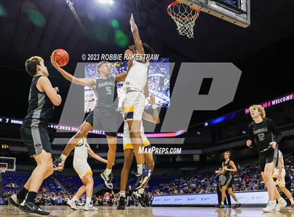 Thumbnail 2 in Randall @ Oak Cliff Faith Family Academy (UIL 4A Basketball State Semifinal) photogallery.