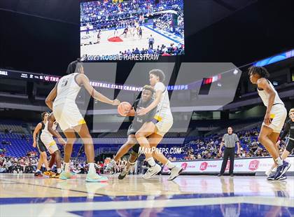 Thumbnail 3 in Randall @ Oak Cliff Faith Family Academy (UIL 4A Basketball State Semifinal) photogallery.
