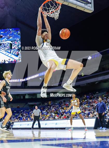 Thumbnail 3 in Randall @ Oak Cliff Faith Family Academy (UIL 4A Basketball State Semifinal) photogallery.