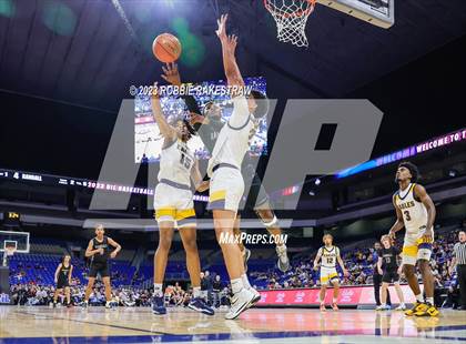 Thumbnail 3 in Randall @ Oak Cliff Faith Family Academy (UIL 4A Basketball State Semifinal) photogallery.