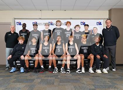 Thumbnail 1 in Randall @ Oak Cliff Faith Family Academy (UIL 4A Basketball State Semifinal) photogallery.