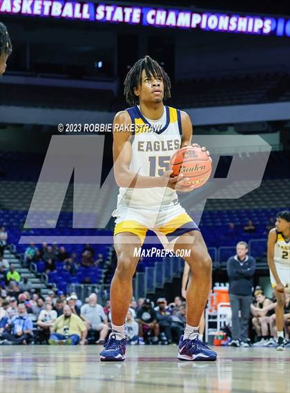 Thumbnail 2 in Randall @ Oak Cliff Faith Family Academy (UIL 4A Basketball State Semifinal) photogallery.