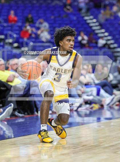 Thumbnail 3 in Randall @ Oak Cliff Faith Family Academy (UIL 4A Basketball State Semifinal) photogallery.