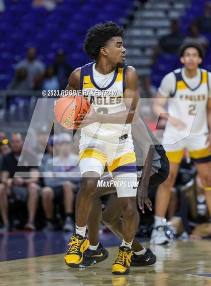 Thumbnail 3 in Randall @ Oak Cliff Faith Family Academy (UIL 4A Basketball State Semifinal) photogallery.