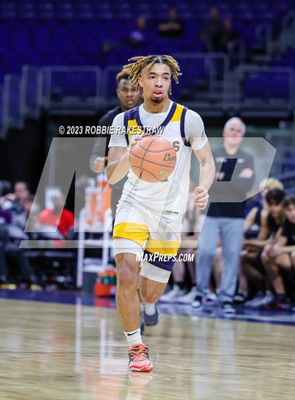 Thumbnail 2 in Randall @ Oak Cliff Faith Family Academy (UIL 4A Basketball State Semifinal) photogallery.