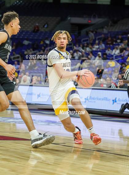 Thumbnail 2 in Randall @ Oak Cliff Faith Family Academy (UIL 4A Basketball State Semifinal) photogallery.