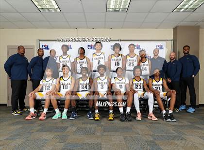 Thumbnail 2 in Randall @ Oak Cliff Faith Family Academy (UIL 4A Basketball State Semifinal) photogallery.