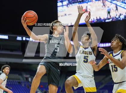 Thumbnail 3 in Randall @ Oak Cliff Faith Family Academy (UIL 4A Basketball State Semifinal) photogallery.