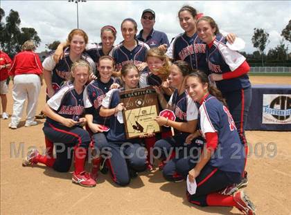 Thumbnail 1 in Marymount vs. La Salle (CIF SS DVI Final) photogallery.