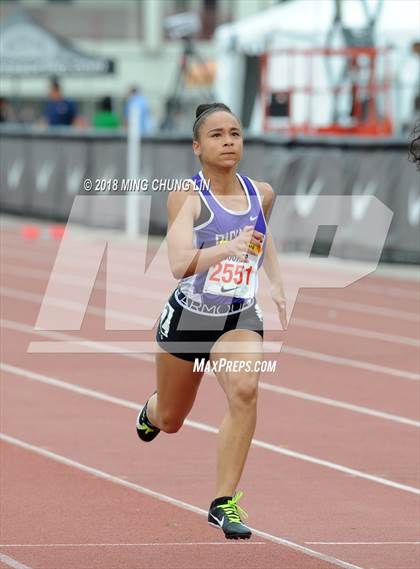Thumbnail 2 in 51st Annual Arcadia Invitational (Girls 100 Meter Dash)  photogallery.