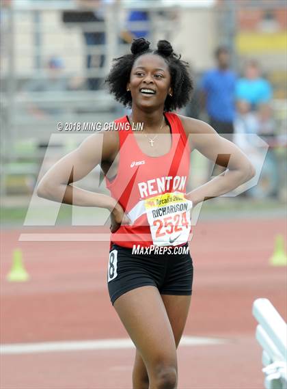 Thumbnail 2 in 51st Annual Arcadia Invitational (Girls 100 Meter Dash)  photogallery.