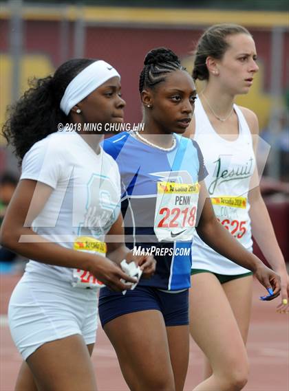 Thumbnail 2 in 51st Annual Arcadia Invitational (Girls 100 Meter Dash)  photogallery.