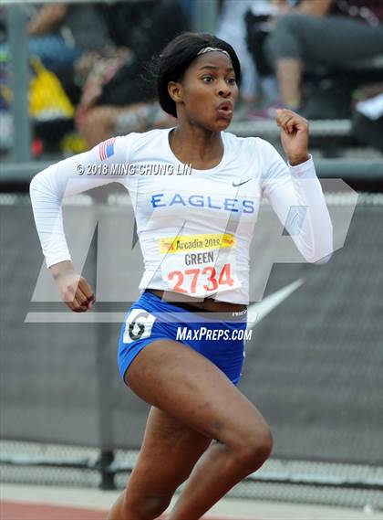 Thumbnail 2 in 51st Annual Arcadia Invitational (Girls 100 Meter Dash)  photogallery.