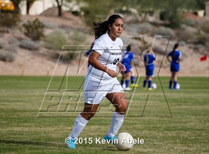Thumbnail 1 in Safford vs Desert Edge (PCDS Girls Soccer Desert Classic) photogallery.