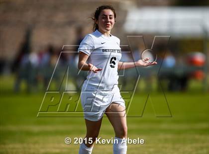 Thumbnail 3 in Safford vs Desert Edge (PCDS Girls Soccer Desert Classic) photogallery.