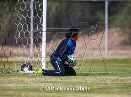 Thumbnail 3 in Safford vs Desert Edge (PCDS Girls Soccer Desert Classic) photogallery.