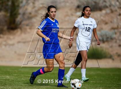 Thumbnail 3 in Safford vs Desert Edge (PCDS Girls Soccer Desert Classic) photogallery.