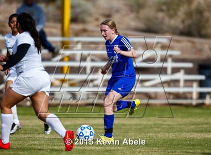 Thumbnail 3 in Safford vs Desert Edge (PCDS Girls Soccer Desert Classic) photogallery.