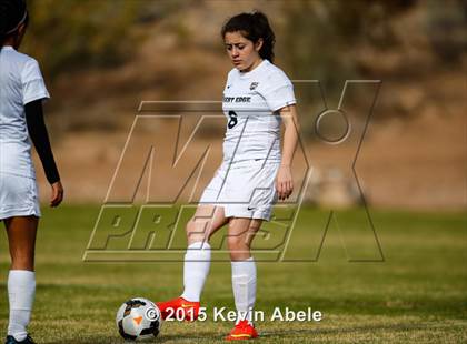 Thumbnail 3 in Safford vs Desert Edge (PCDS Girls Soccer Desert Classic) photogallery.