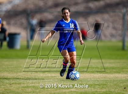 Thumbnail 1 in Safford vs Desert Edge (PCDS Girls Soccer Desert Classic) photogallery.