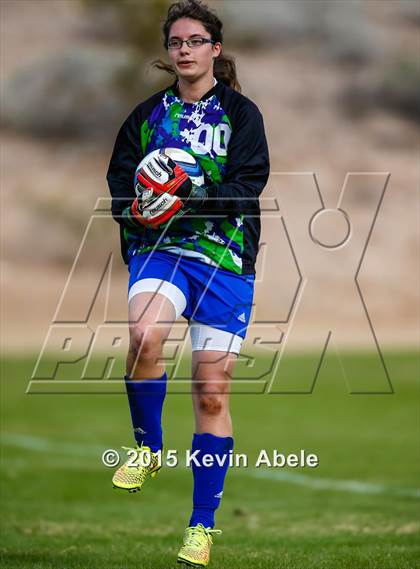 Thumbnail 3 in Safford vs Desert Edge (PCDS Girls Soccer Desert Classic) photogallery.