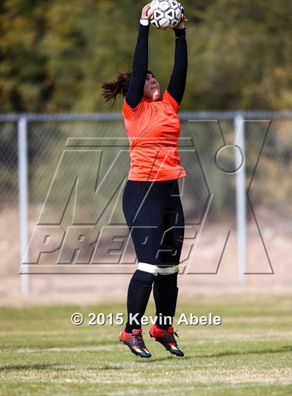 Thumbnail 1 in Safford vs Desert Edge (PCDS Girls Soccer Desert Classic) photogallery.