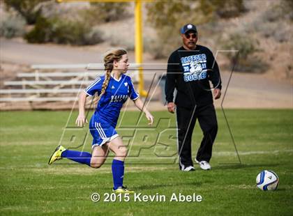 Thumbnail 2 in Safford vs Desert Edge (PCDS Girls Soccer Desert Classic) photogallery.