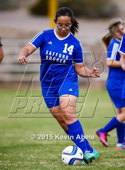 Thumbnail 1 in Safford vs Desert Edge (PCDS Girls Soccer Desert Classic) photogallery.