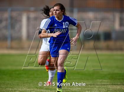Thumbnail 1 in Safford vs Desert Edge (PCDS Girls Soccer Desert Classic) photogallery.
