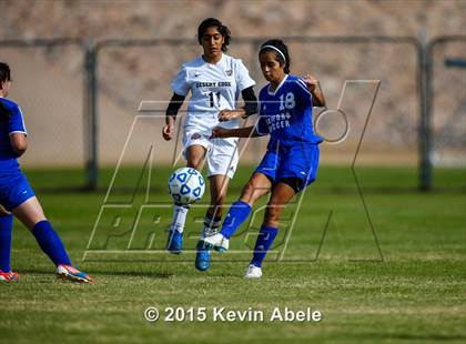 Thumbnail 1 in Safford vs Desert Edge (PCDS Girls Soccer Desert Classic) photogallery.