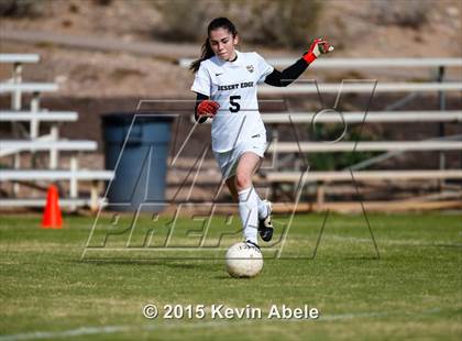 Thumbnail 3 in Safford vs Desert Edge (PCDS Girls Soccer Desert Classic) photogallery.