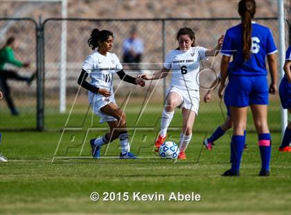 Thumbnail 1 in Safford vs Desert Edge (PCDS Girls Soccer Desert Classic) photogallery.